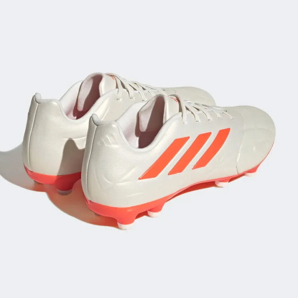 Adidas Copa Pure.3 FG Football Boots (Off White/Orange/Off White)