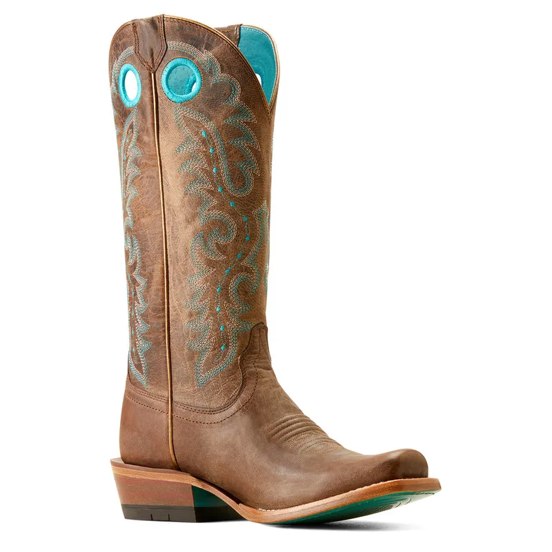 'Ariat' Women's 13 Frontier Boon Western Narrow Cutter Toe - Pecan Brown