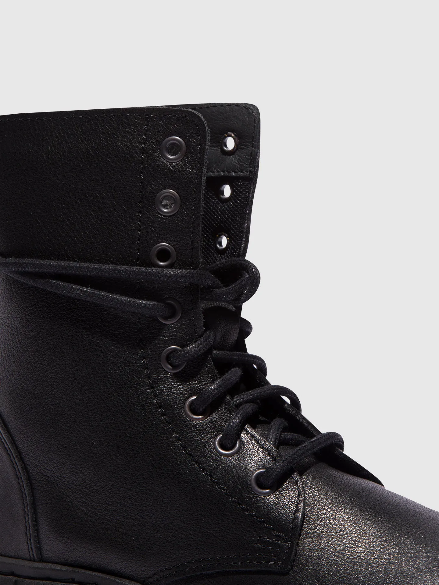 Black Lace-up Boots