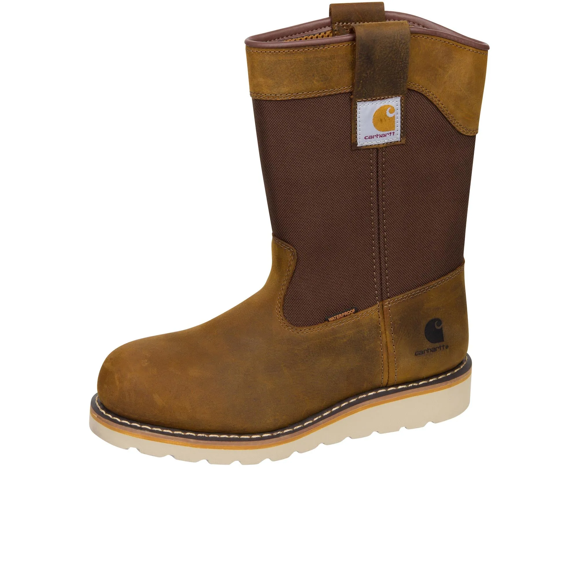 Carhartt Wellington Wedge Boot Steel Toe Brown