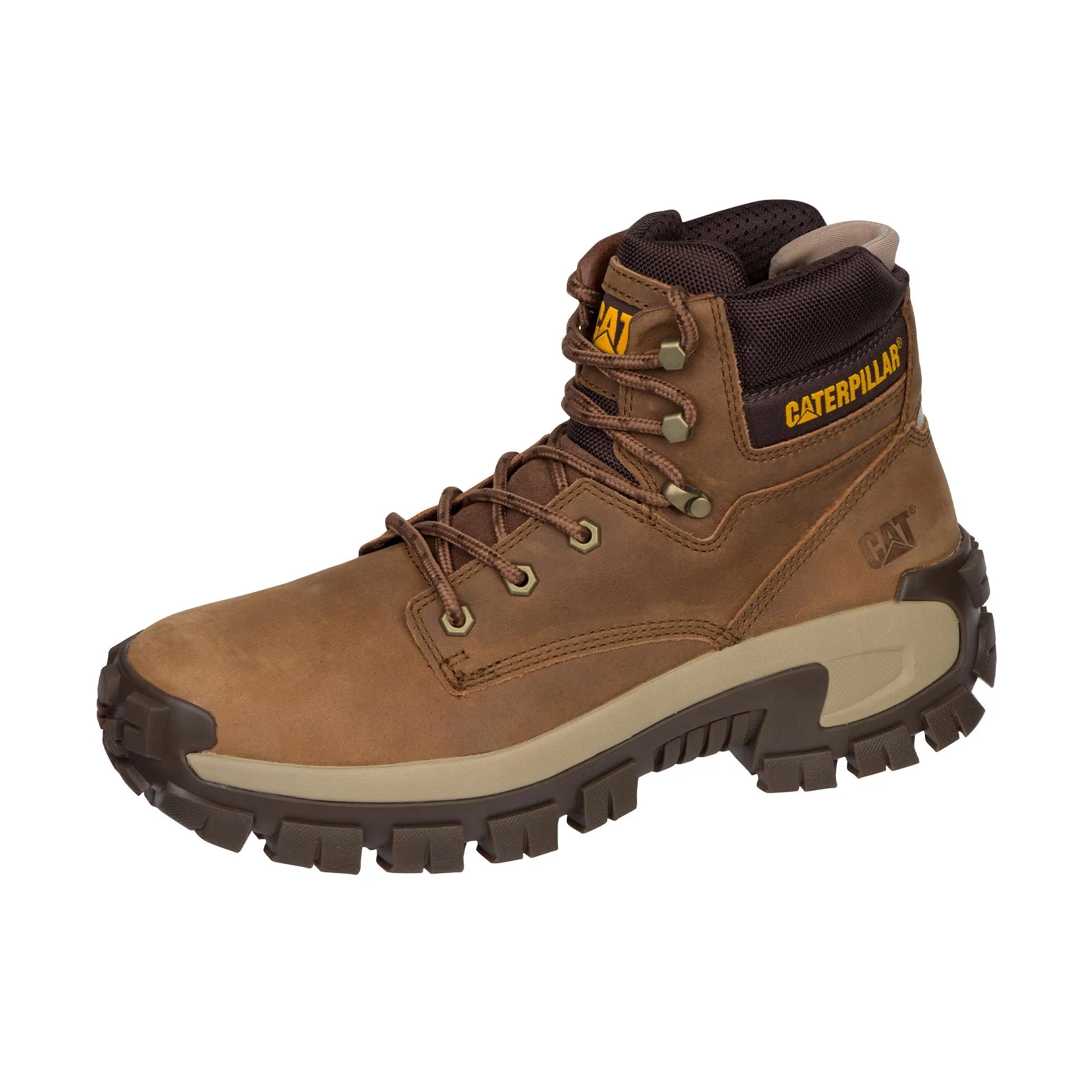 Caterpillar Invader Hi Steel Toe Coffee Bean