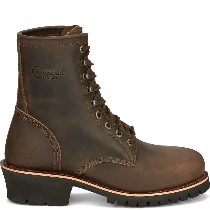 Chippewa Men's Classic 2.0 8 Comp Toe Lace Up Work Boot -Brown- NC2091