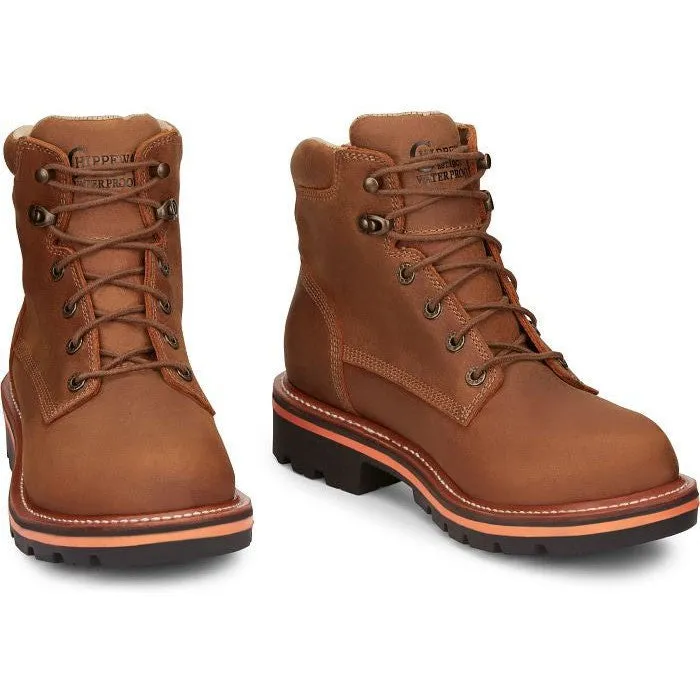 Chippewa Men's Thunderstruck 6 WP Slip Resist Work Boot -Tan- TH1010