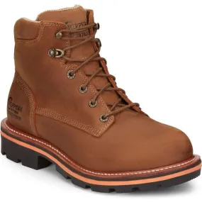 Chippewa Men's Thunderstruck 6 WP Slip Resist Work Boot -Tan- TH1010