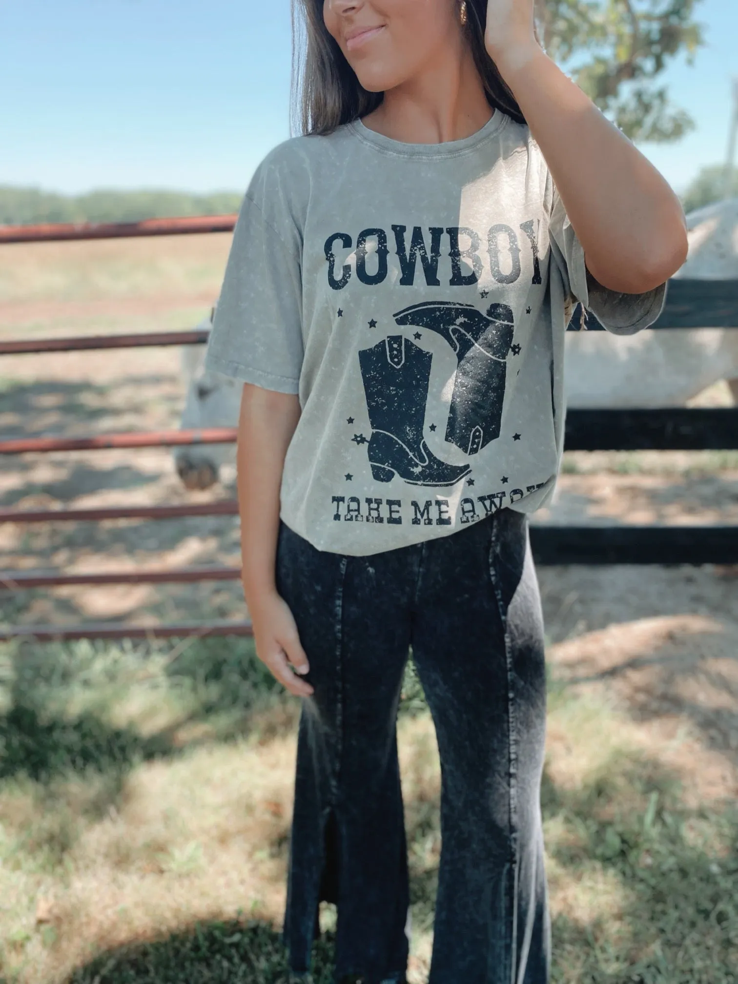 Cowboy Take Me Away Graphic Tee