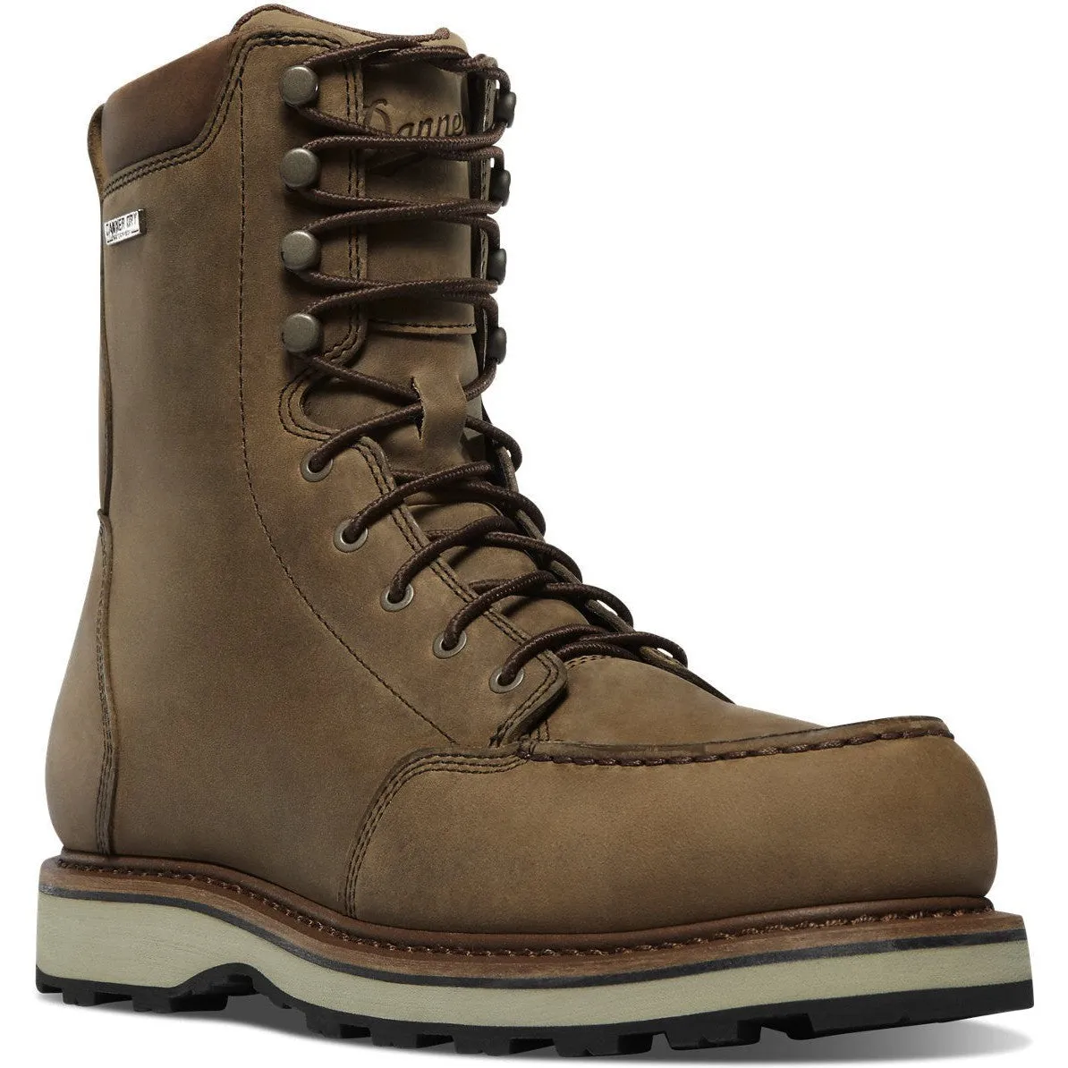 Danner Men's Cedar River 8 Moc Toe WP Hunt Work Boot -Brown- 14304