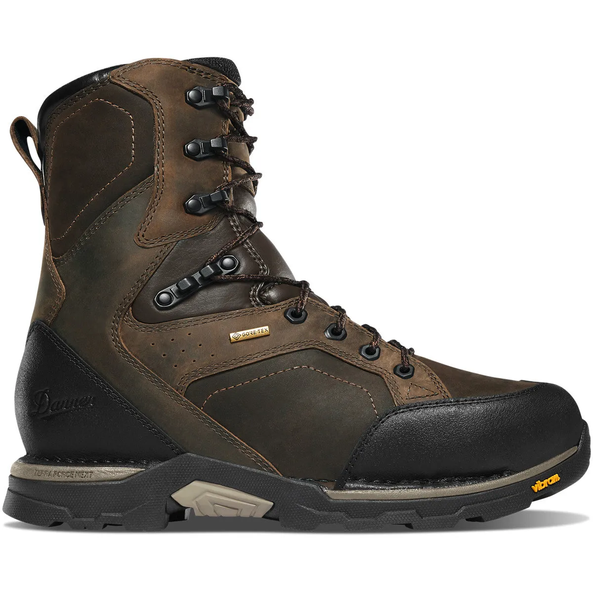 Danner Men's Crucial 8" Composite Toe WP Work Boot - Brown - 15863