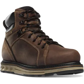 Danner Men's Steel Yard 6 Steel Toe WP Work Boot -Brown- 12538