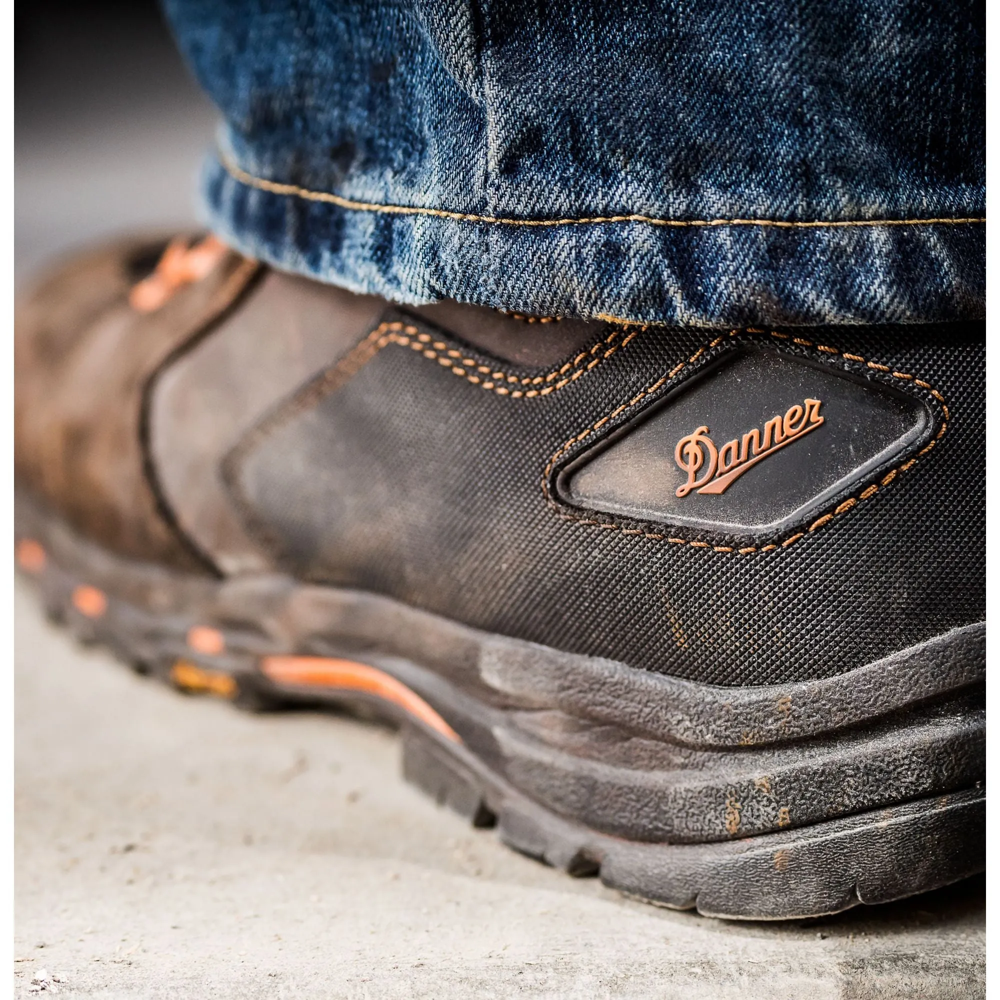 Danner Men's Vicious 4.5" Soft Toe WP Work Boot - Brown - 13858