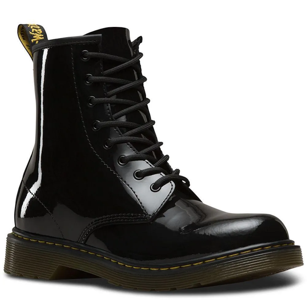 Dr. Martens Girl's 1460 Black Patent (Sizes 4-5)