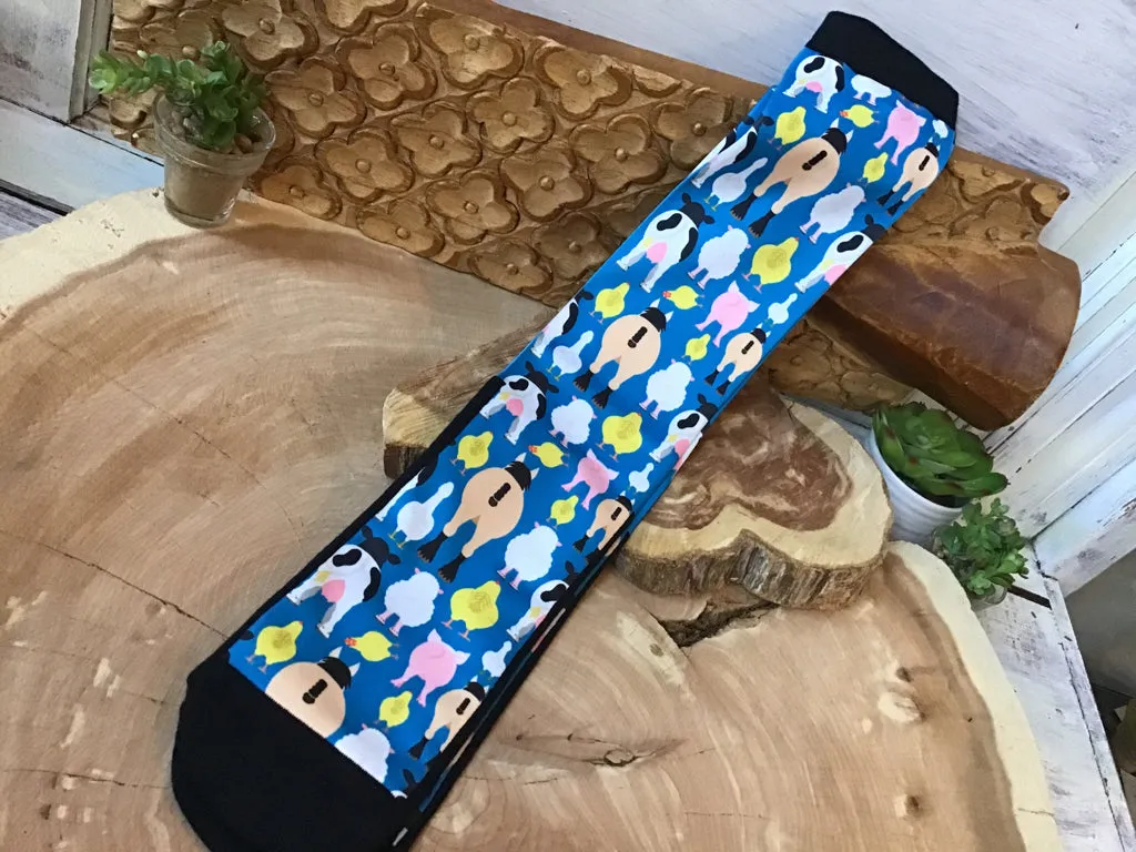 Farm Animal Derriere Socks