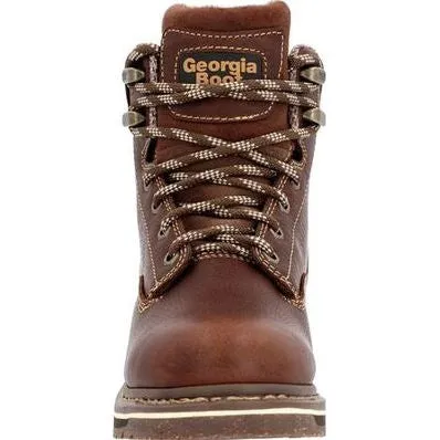 Georgia Women's Amp Lt Edge 6" WP Alloy Toe Work Boot -Brown- GB00515