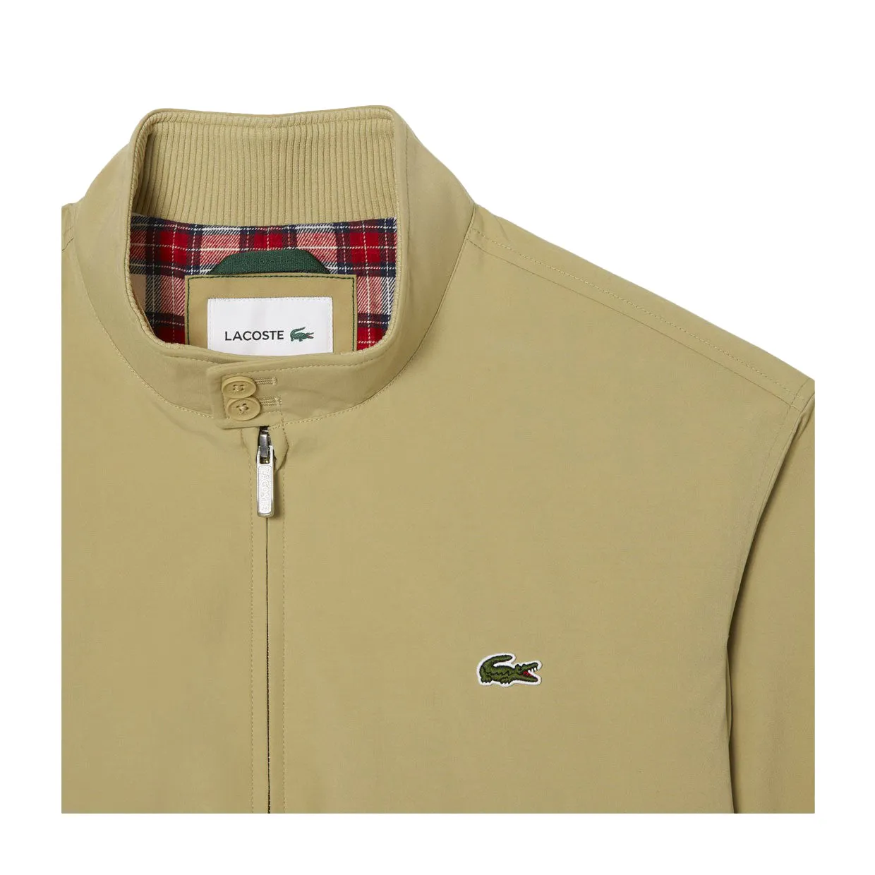 Giubbino Uomo Lacoste Impermeabile Beige