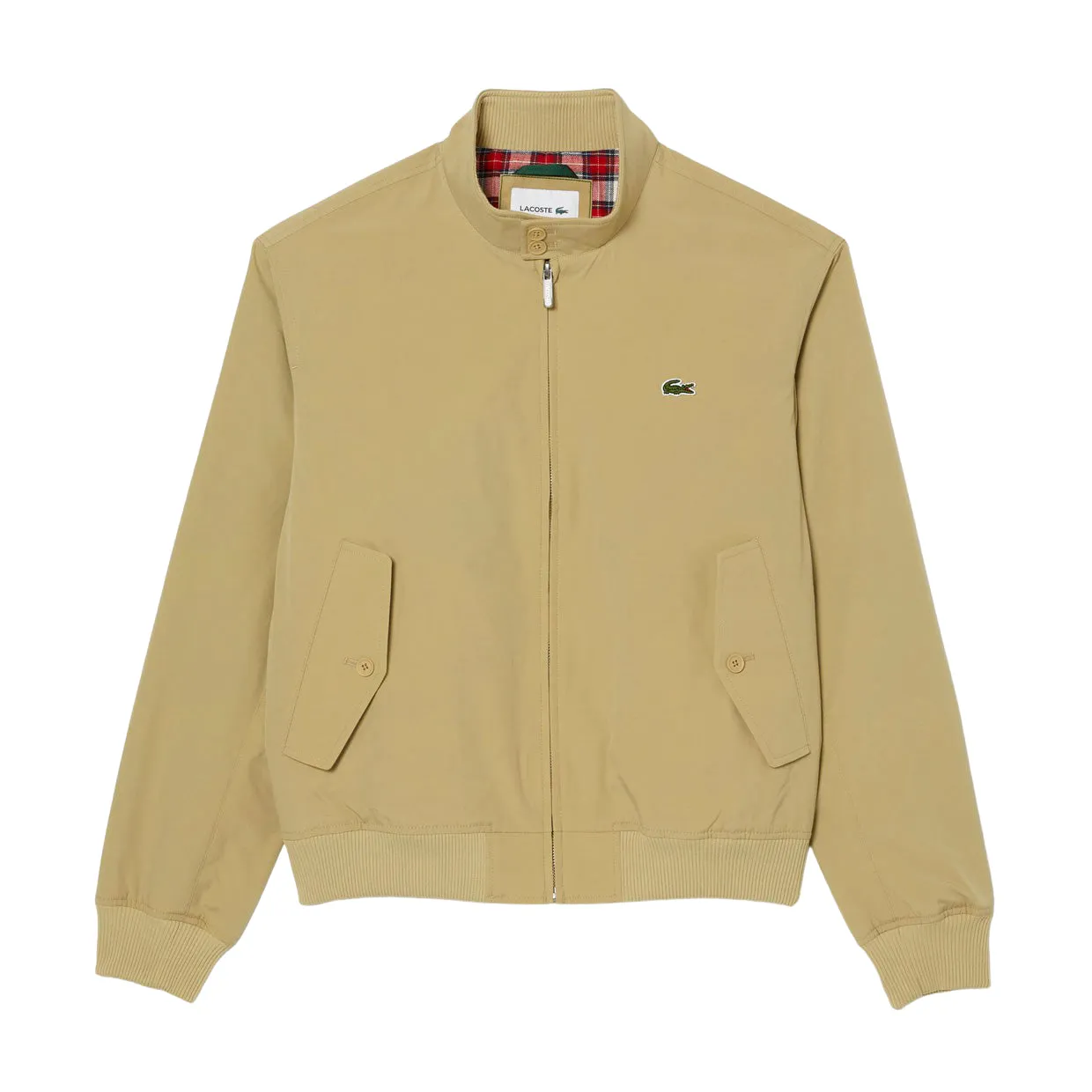 Giubbino Uomo Lacoste Impermeabile Beige