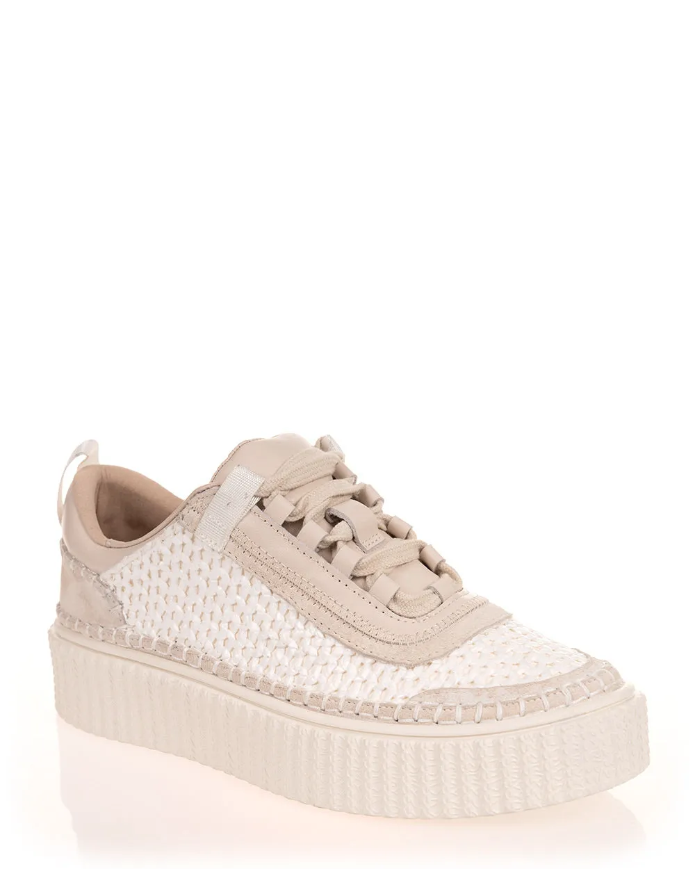 Hael & Jax Prince Bone Leather Sneaker