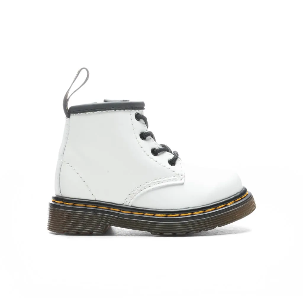 Infant 1460 Leather Lace Up Boot - White