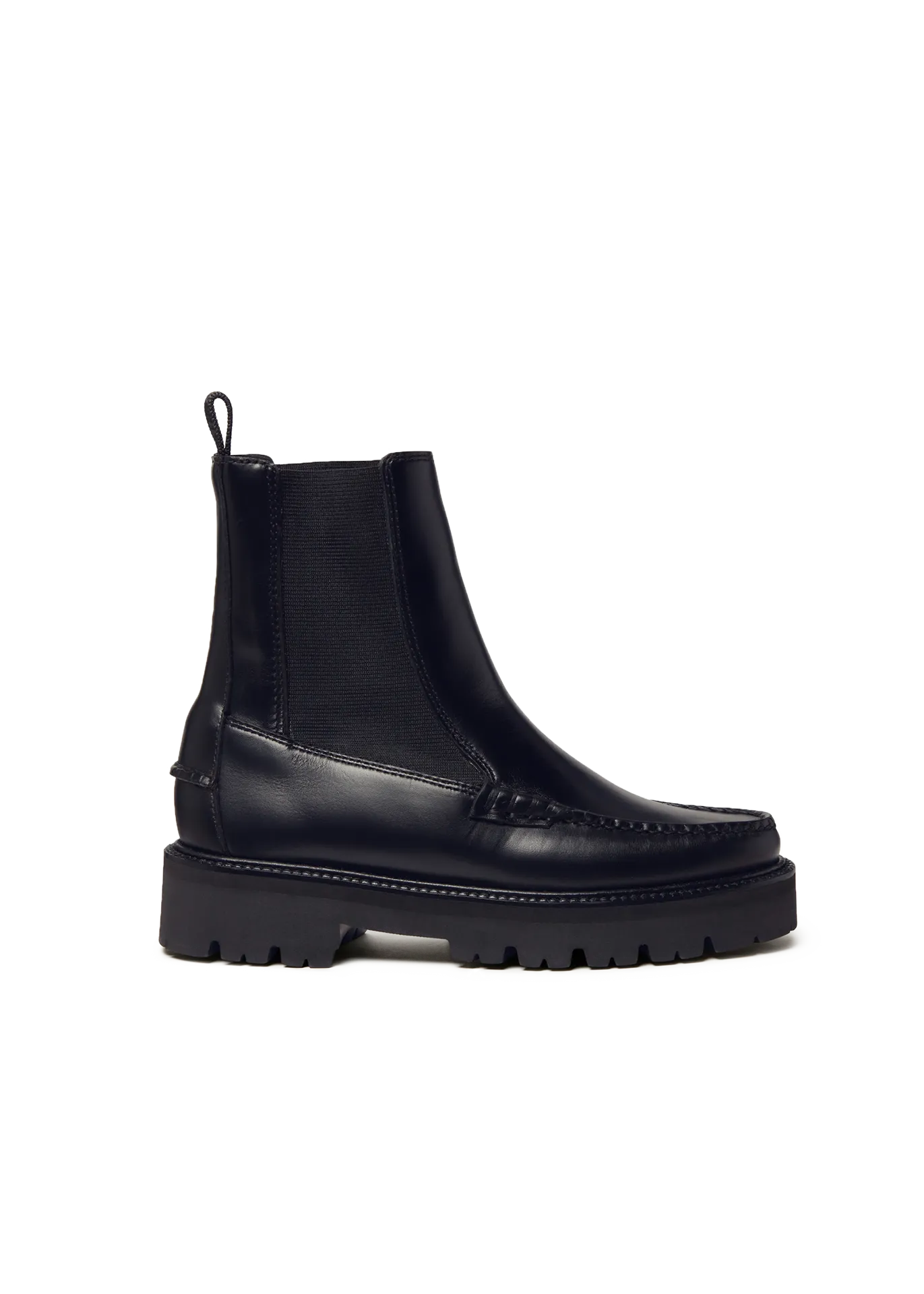 Leather chelsea boots