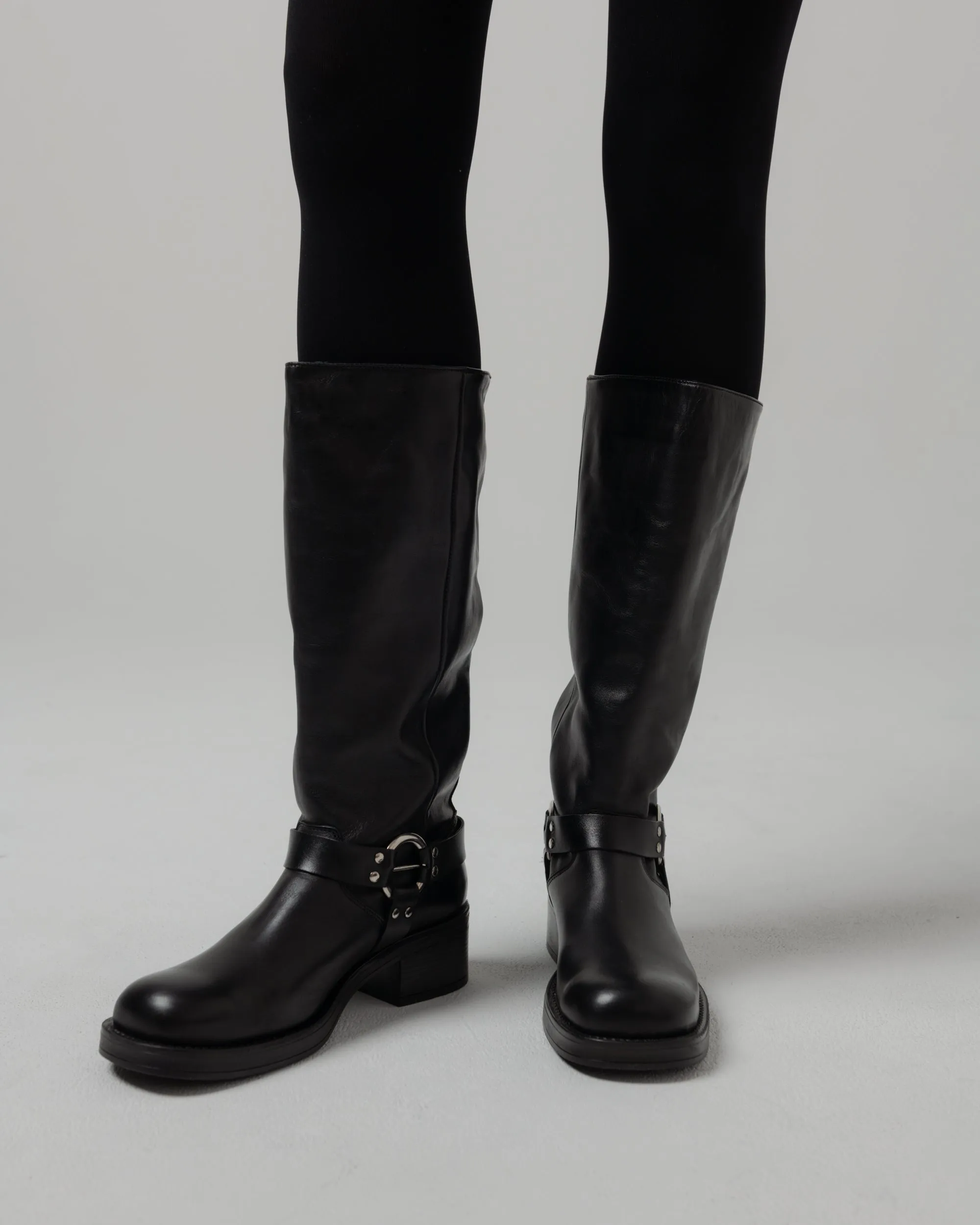 Long Biker Boots