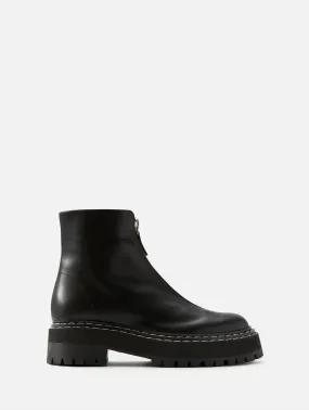 Lug Sole Platform Ankle Boot