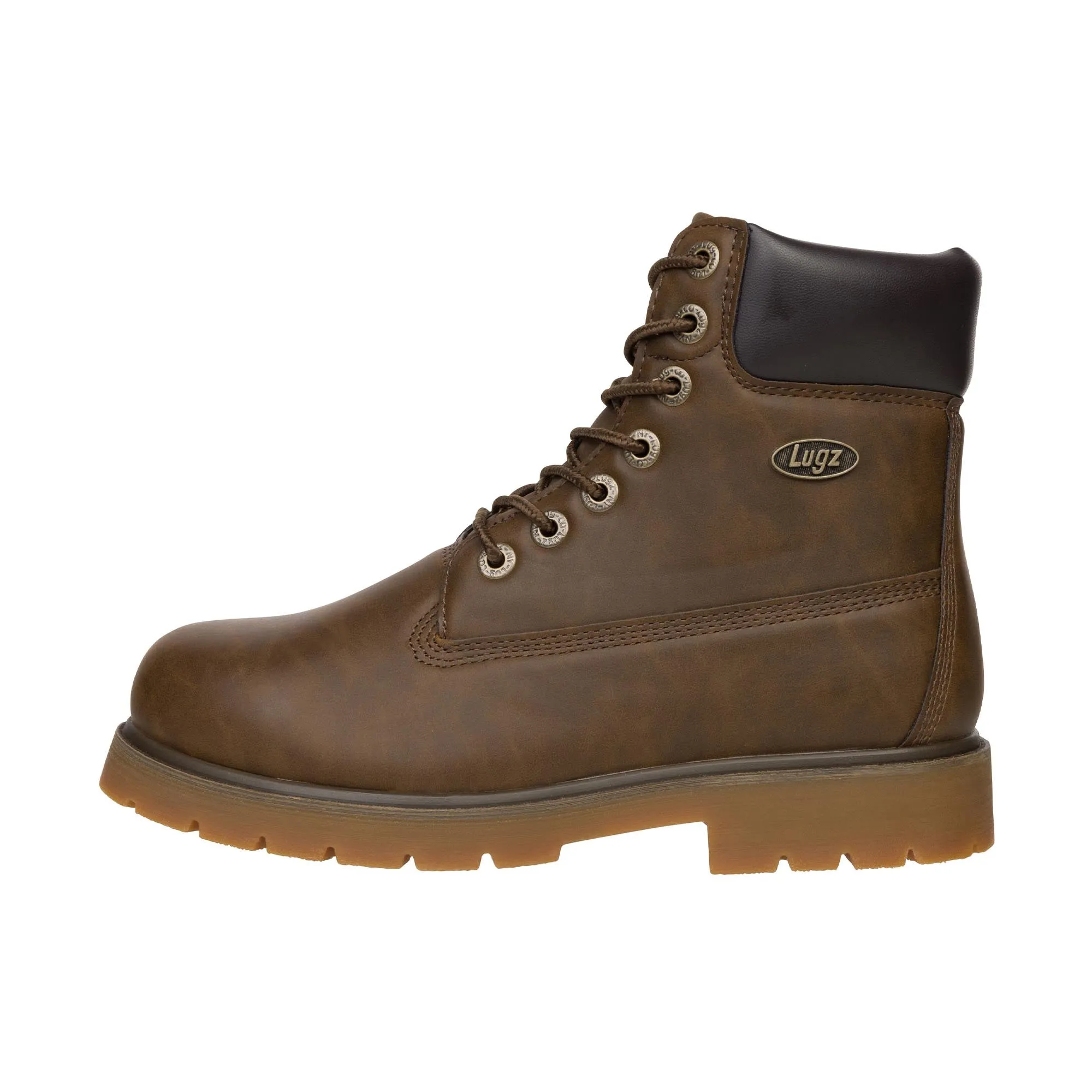 Lugz Drifter 6 Steel Toe Walnut Bark Gum