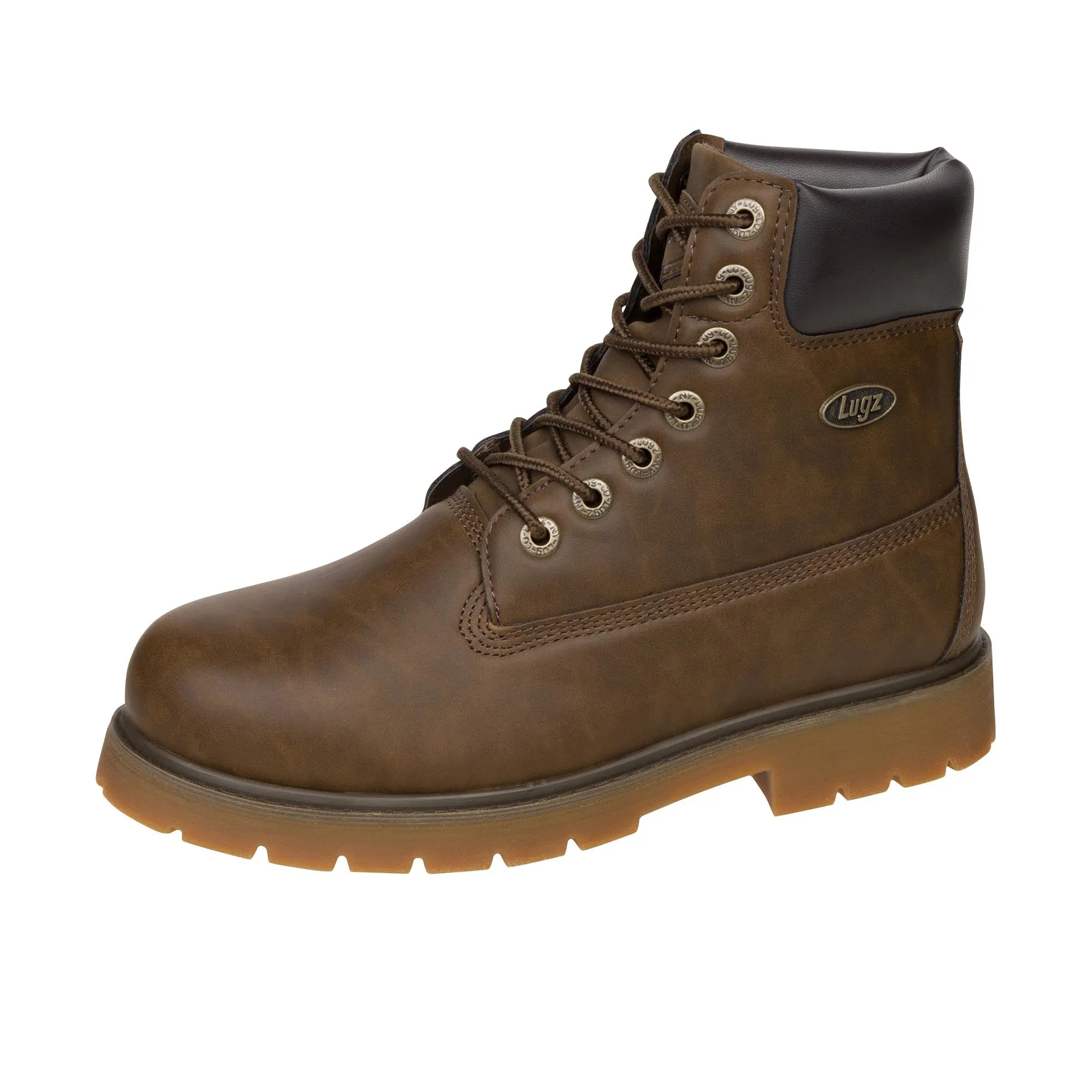 Lugz Drifter 6 Steel Toe Walnut Bark Gum