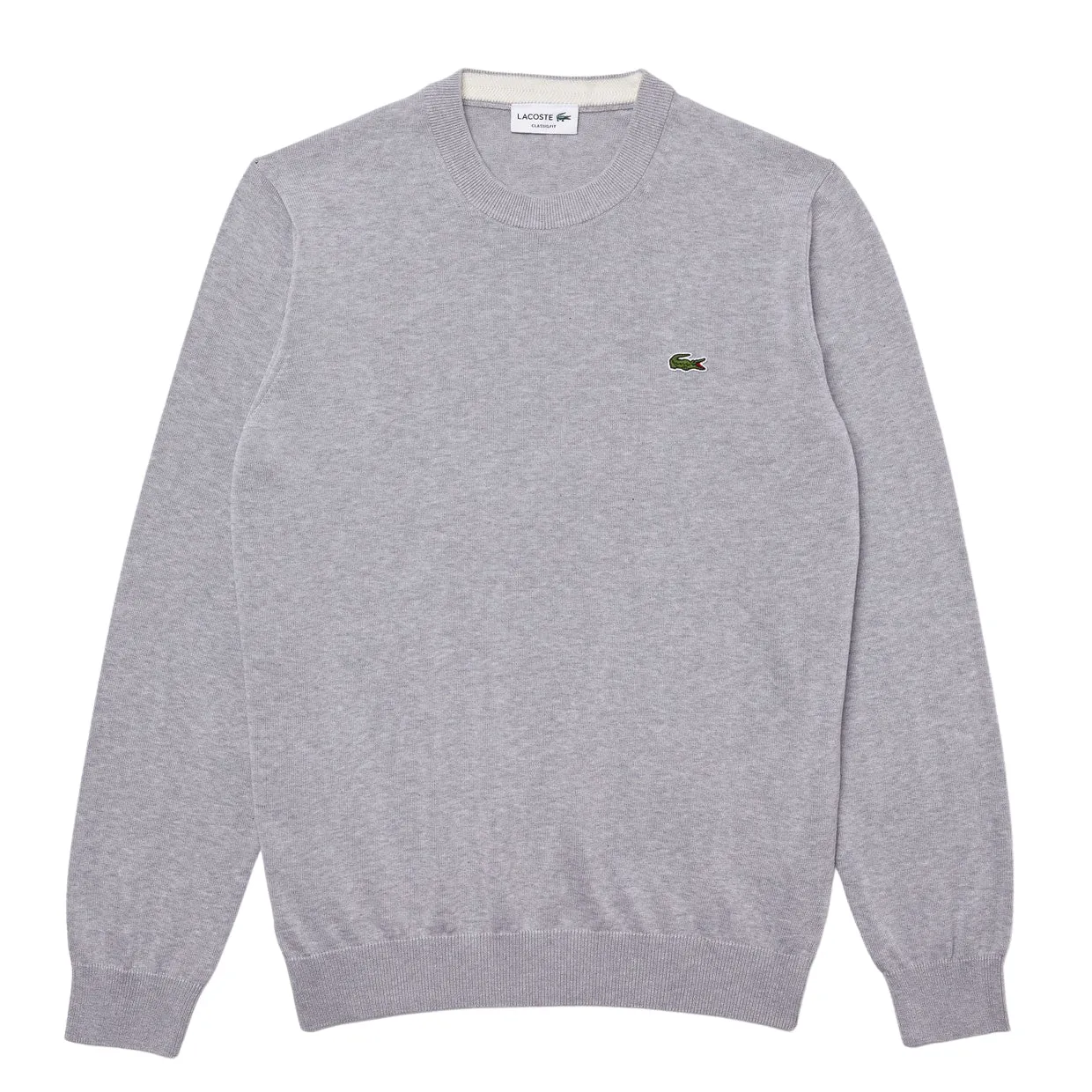 Maglione Uomo Lacoste Girocollo Grigio