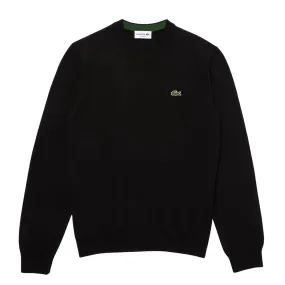 Maglione Uomo Lacoste Girocollo Nero