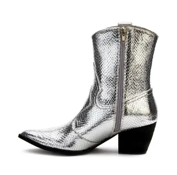 Matisse Bambi Boots - Silver Snake - Final Sale 50% off