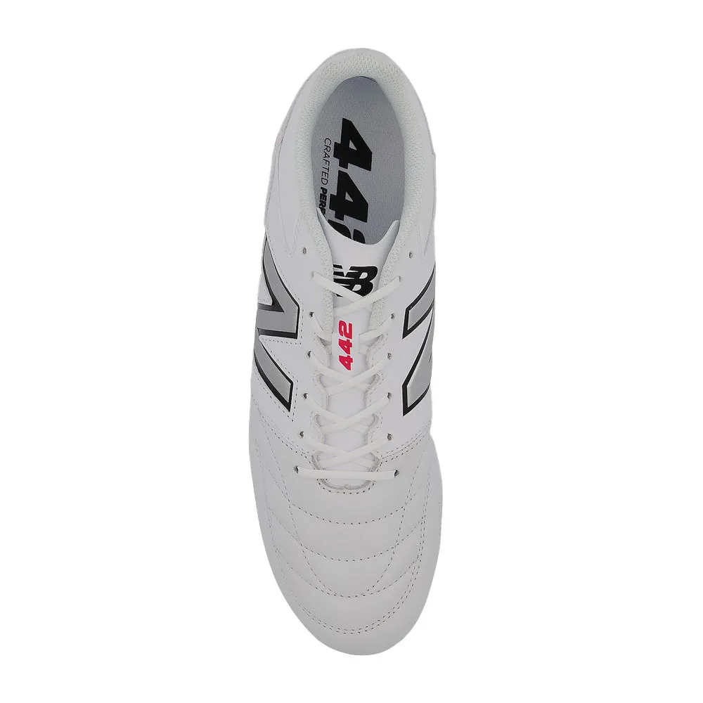 New Balance 442 V2 Team FG Football Boots (White/Black)