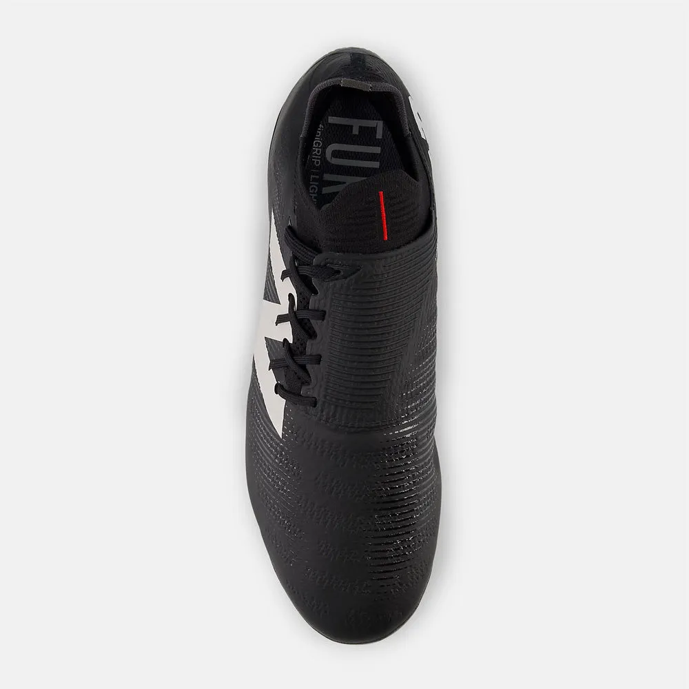 New Balance Furon Pro V7  FG Football Boots (Black/White/Red)