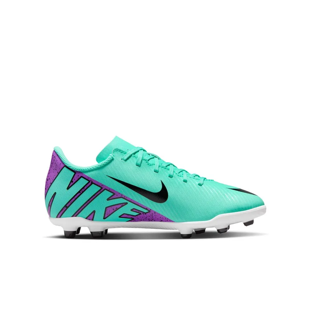 Nike Mercurial Vapor 15 Club FG/MG Jnr Football Boots (Hyper Turquoise/Fuschia Dream/Black)