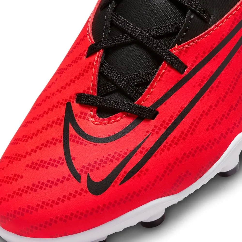 Nike Phantom GX Club FG Jnr Football Boots (Bright Crimson/Black/White)