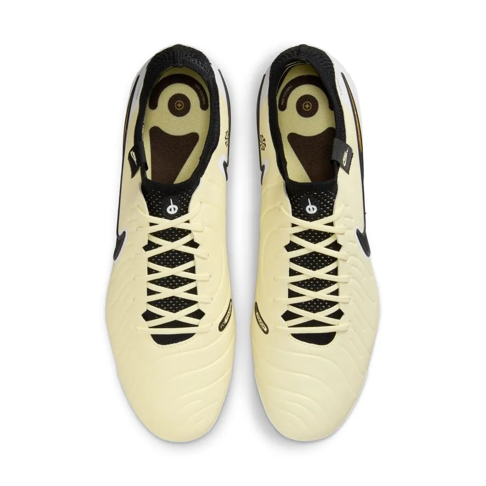 Nike Tiempo Legend 10 Elite FG Football Boots (Lemonade/Black/Metallic Gold)