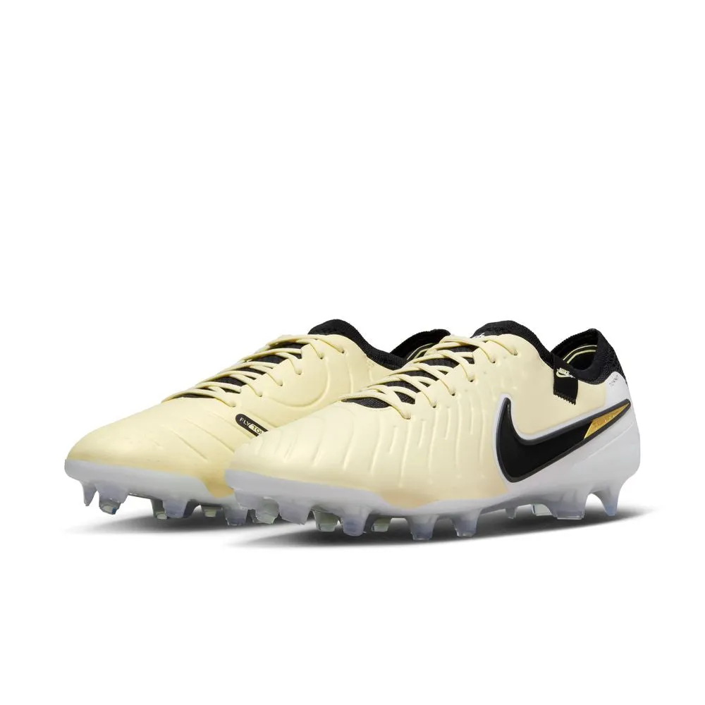 Nike Tiempo Legend 10 Elite FG Football Boots (Lemonade/Black/Metallic Gold)