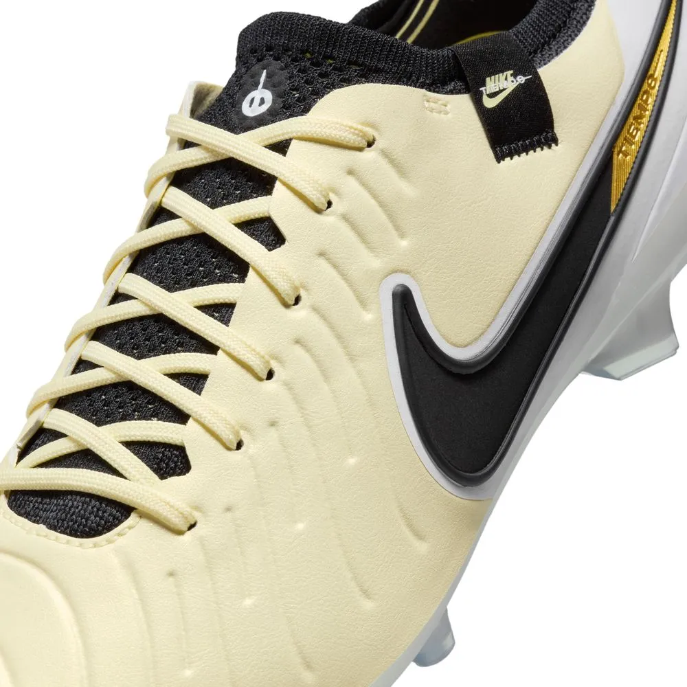 Nike Tiempo Legend 10 Elite FG Football Boots (Lemonade/Black/Metallic Gold)