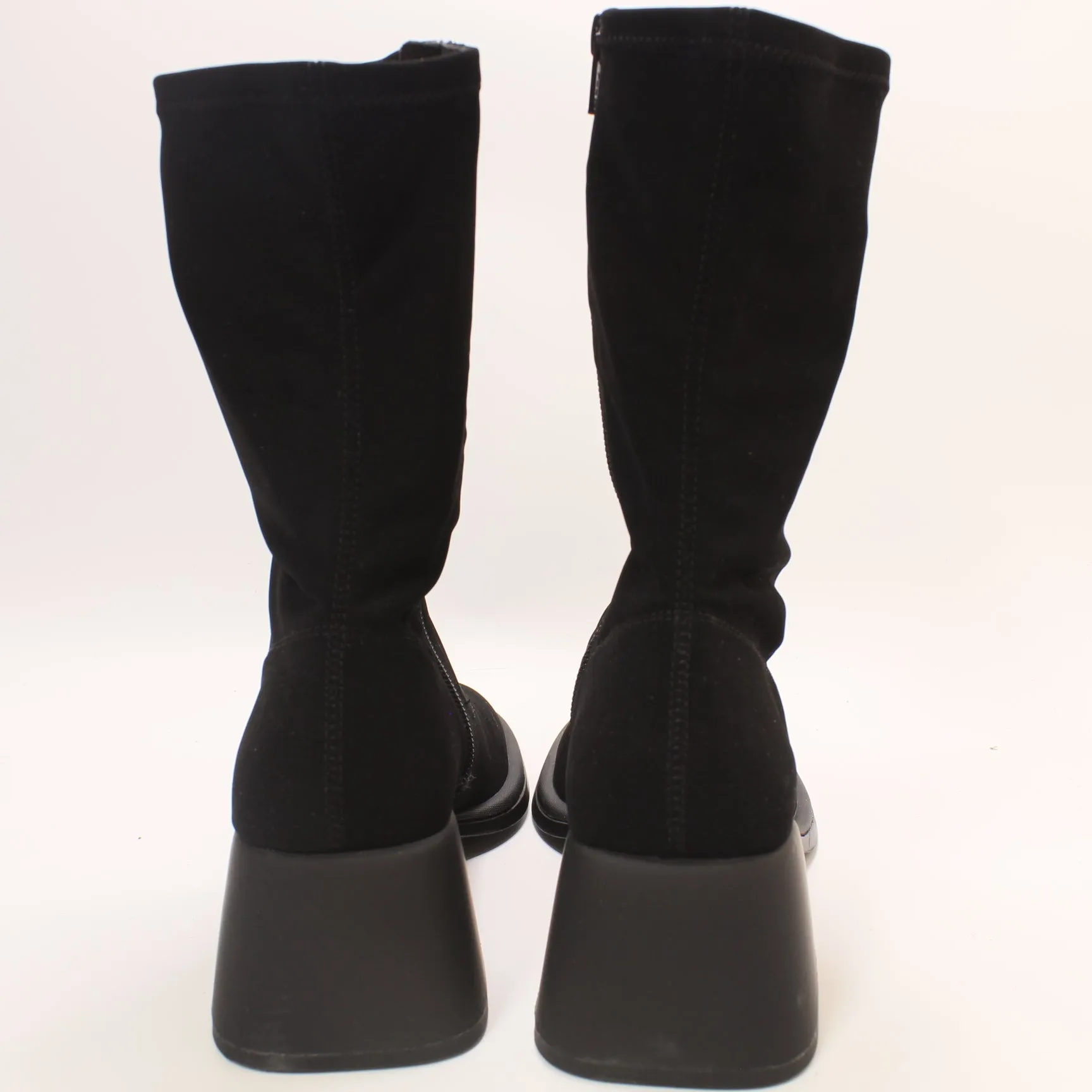 Odd Sizes - Womens Vagabond Ansie Stretch Boots Black - UK Sizes Right 4/Left 3