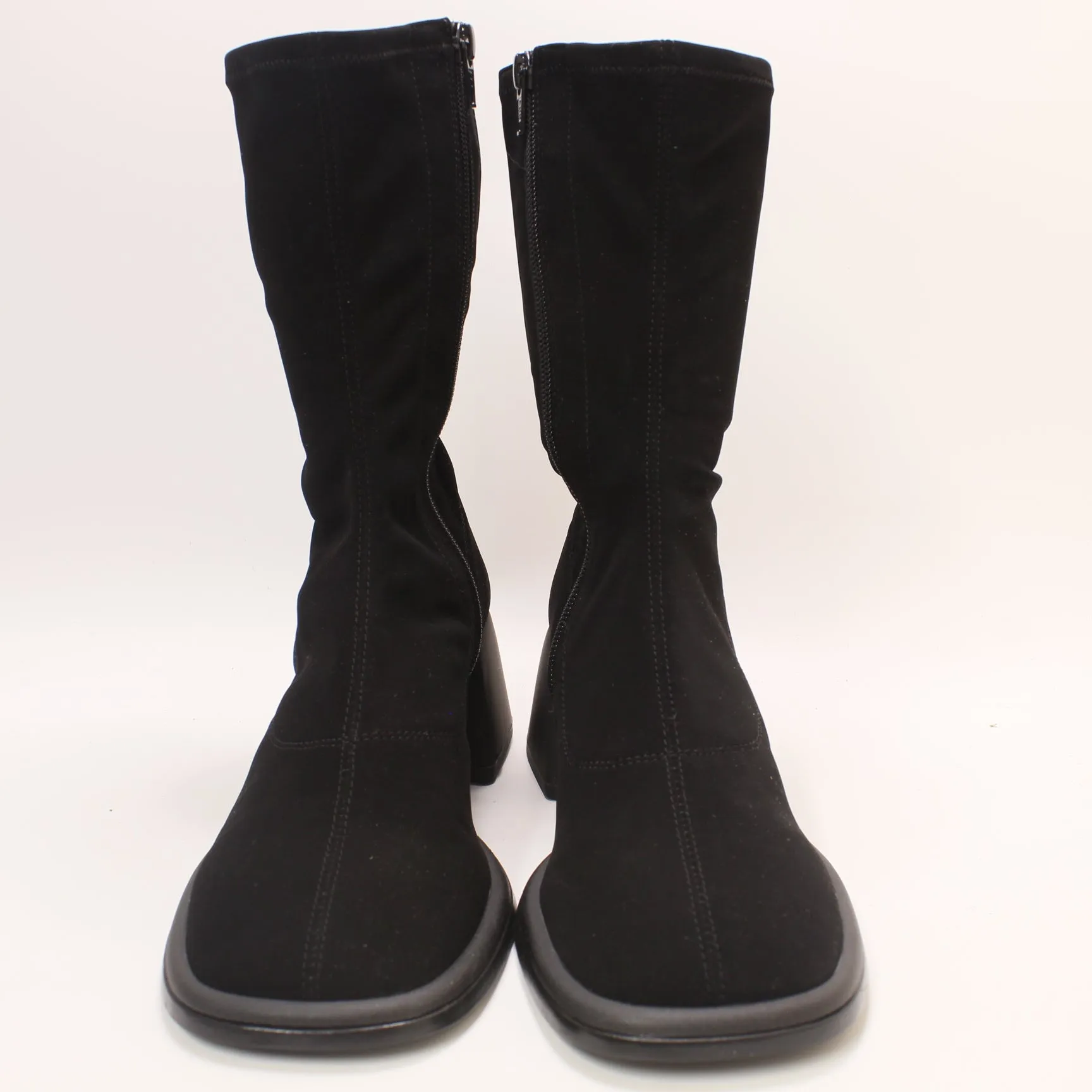 Odd Sizes - Womens Vagabond Ansie Stretch Boots Black - UK Sizes Right 4/Left 3