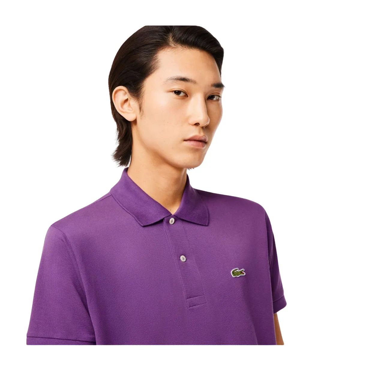 Polo Uomo Lacoste Classic Fit Viola