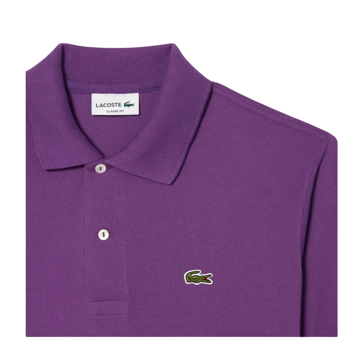 Polo Uomo Lacoste Classic Fit Viola