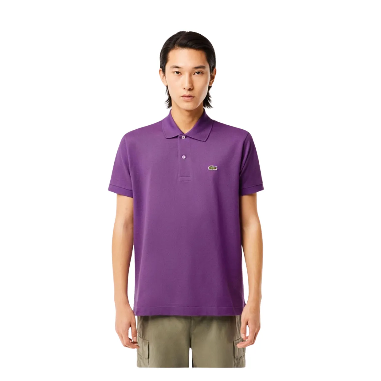 Polo Uomo Lacoste Classic Fit Viola