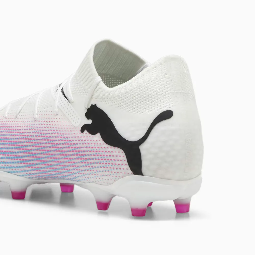 Puma Future 7 Pro FG/AG Football Boots (White/Black/Poison Pink)