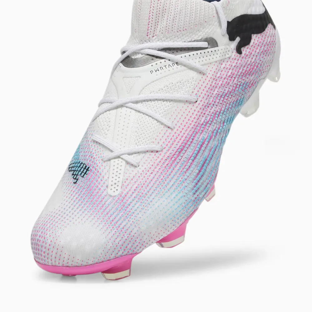 Puma Future 7 Ultimate FG/AG Football Boots (White/Black/Poison Pink)