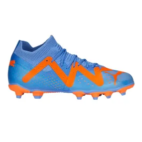 Puma Future Match FG/AG Jnr Football Boots (Blue Glimmer/Orange)