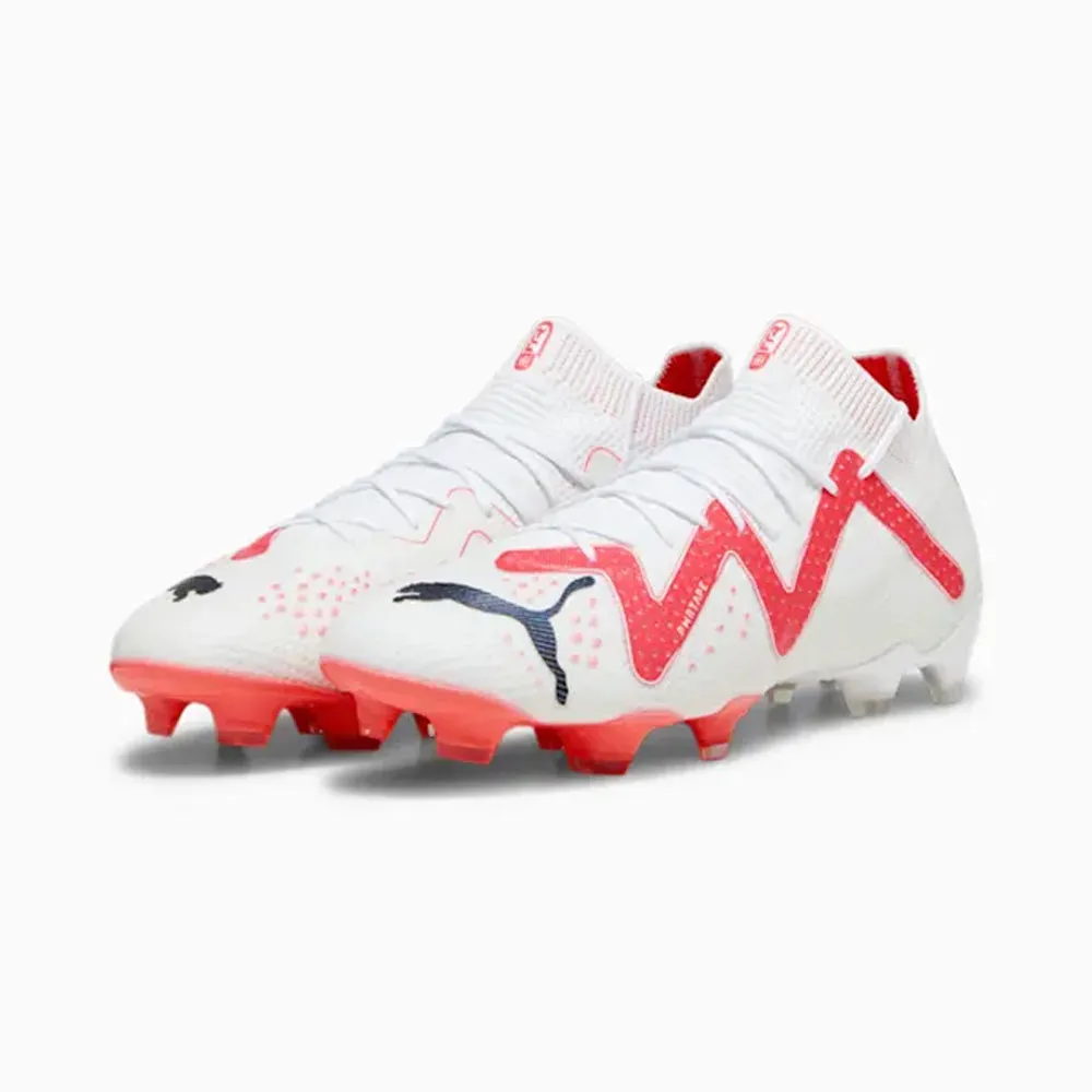 Puma Future Ultimate FG/AG Football Boots (White/Black/Fire Orchid)