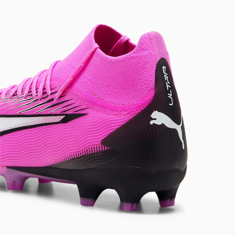 Puma Ultra Pro FG/AG Football Boots (Poison Pink/White/Black)