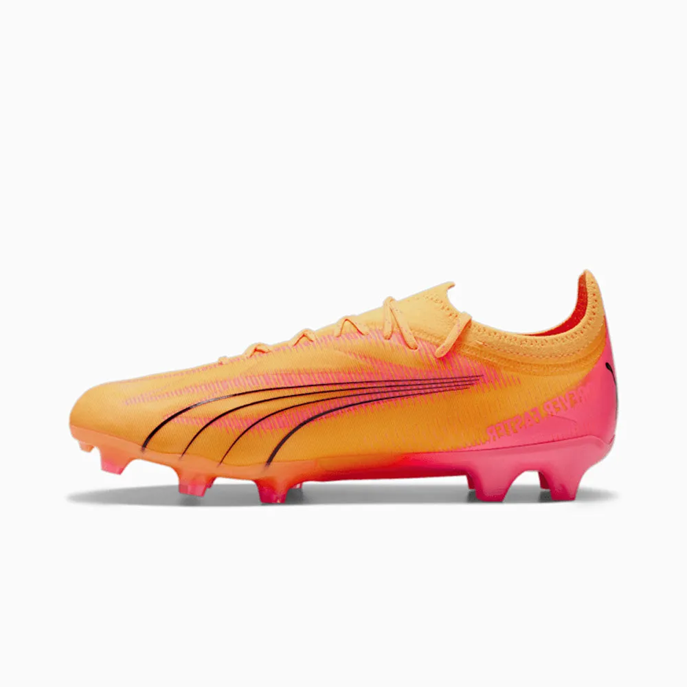 Puma Ultra Ultimate FG/AG Football Boots (Sun Stream/Black/Sunset Glow)