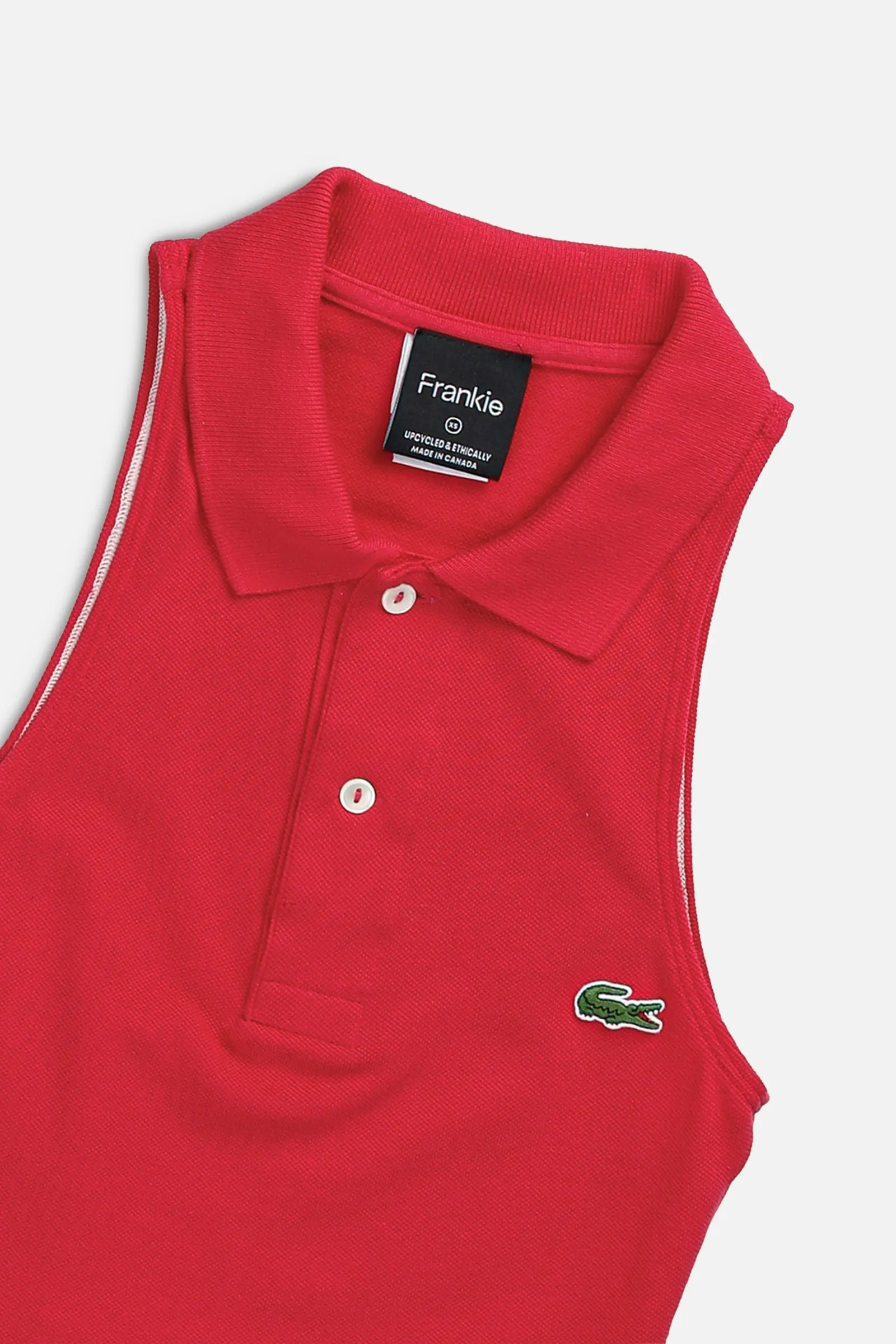 Rework Lacoste Collared Tank - XS