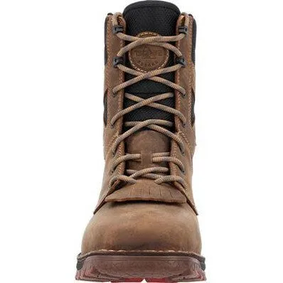 Rocky Men's Hi Wire 11 Comp Toe WP Western Work Boot -Earth- RKW0427