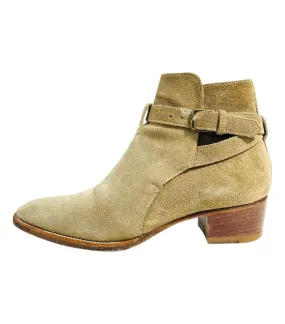 Saint Laurent Ratched Suede Ankle Boots. Size 35