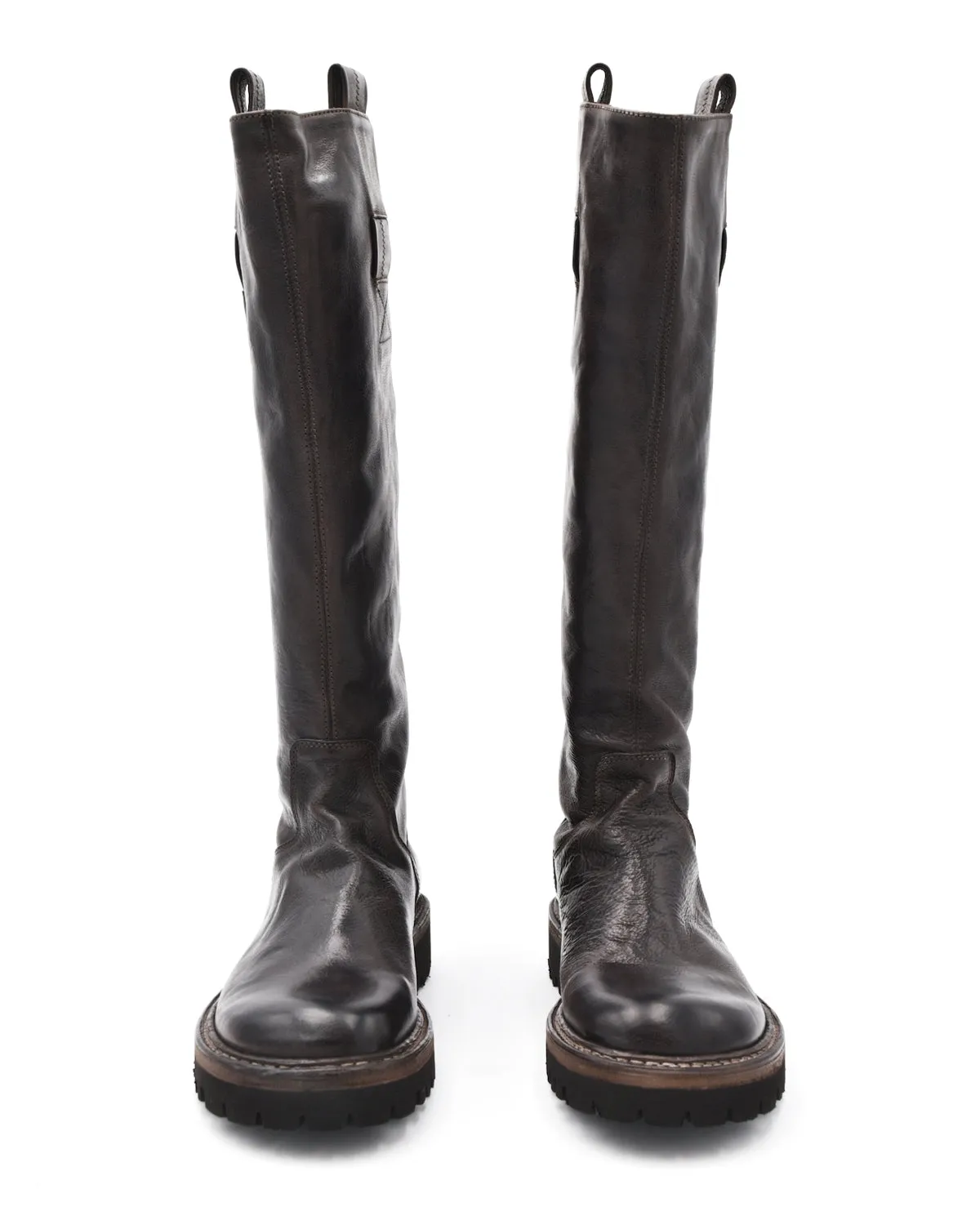 Shoto Washed Brown Tall Boot